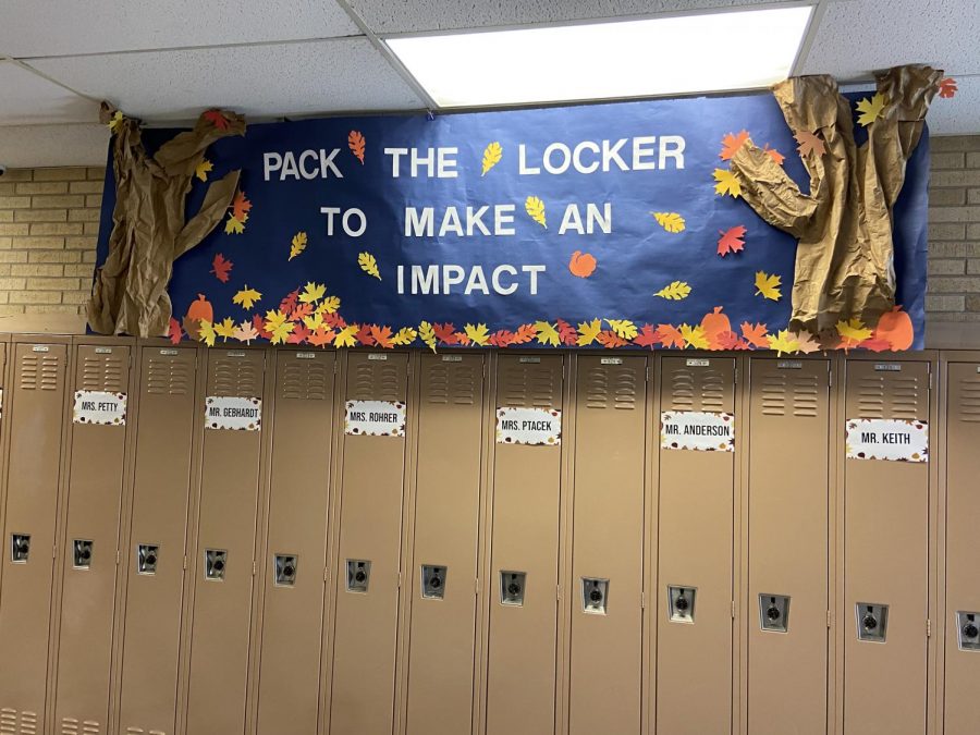 FCCLA food drive, Pack The Locker To Make An Impact.