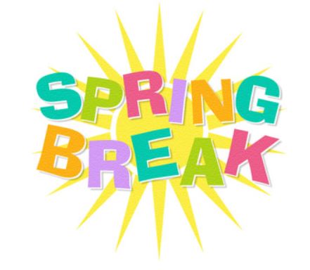 happy spring break 2022 clipart