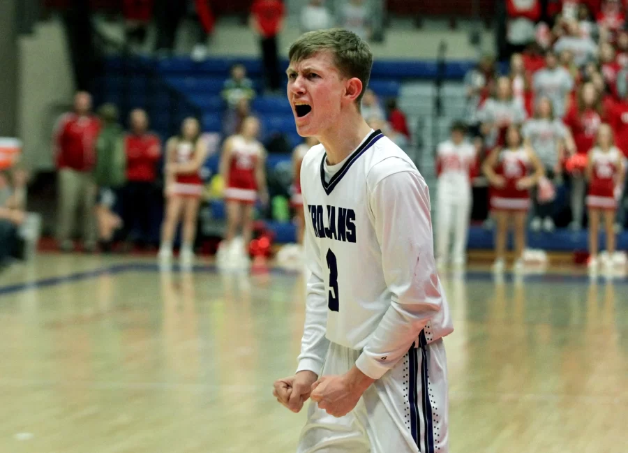 Drake Augustine during KSHSAA state tournament.