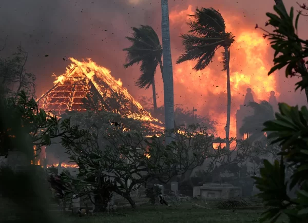 Island up in Flames